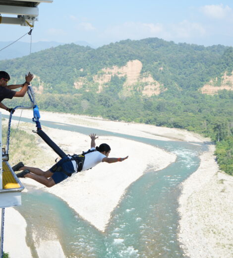 Bungee Jumping in Jim Corbett