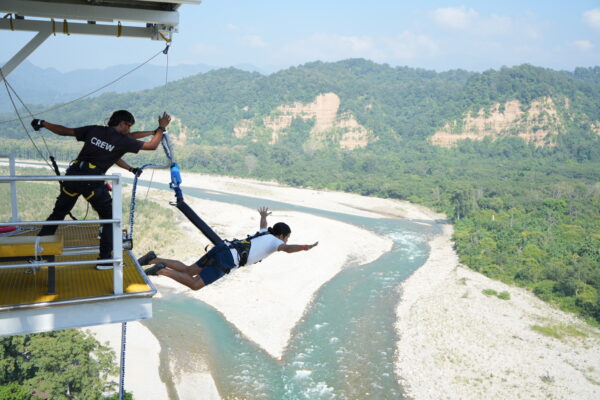 Bungee Jumping in Jim Corbett